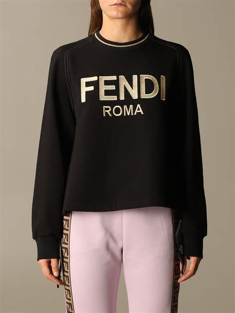 womens fendi sweatshirt|fendi oversized sweater.